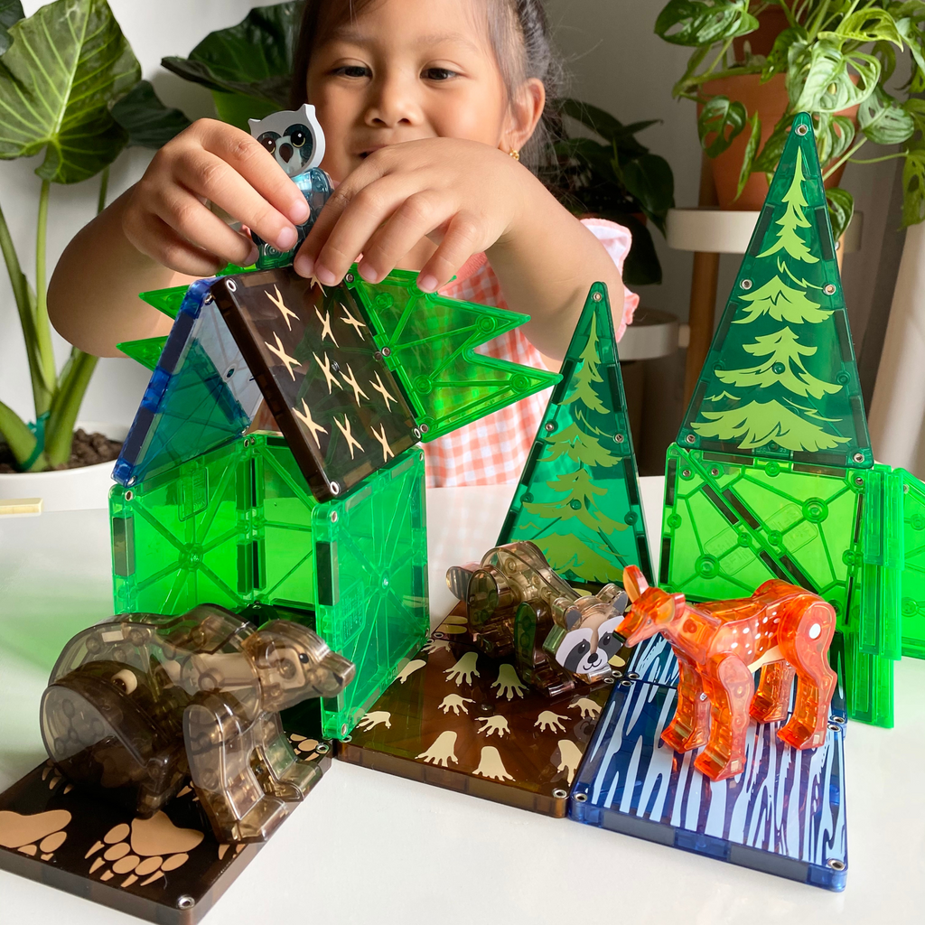 Magna-Tiles Μαγνητικά Πλακίδια Forest Animals 25 τμχ 22225