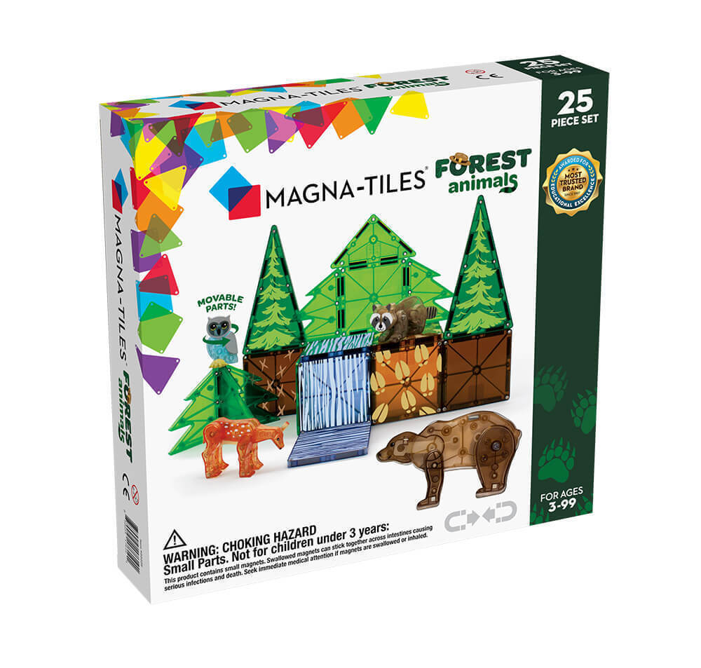 Magna-Tiles Μαγνητικά Πλακίδια Forest Animals 25 τμχ 22225