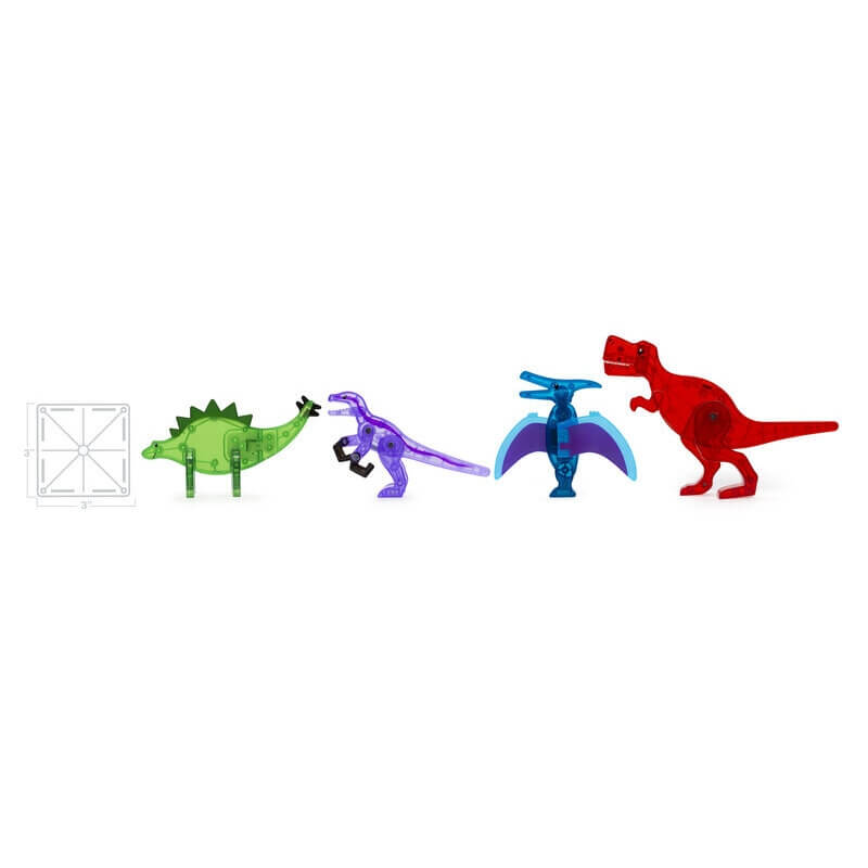 Magna Tiles Μαγνητικό Παιχνίδι 40τμχ "Dino World" 22840
