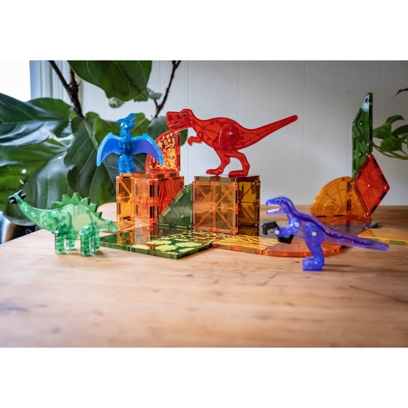 Magna Tiles Μαγνητικό Παιχνίδι 40τμχ "Dino World" 22840