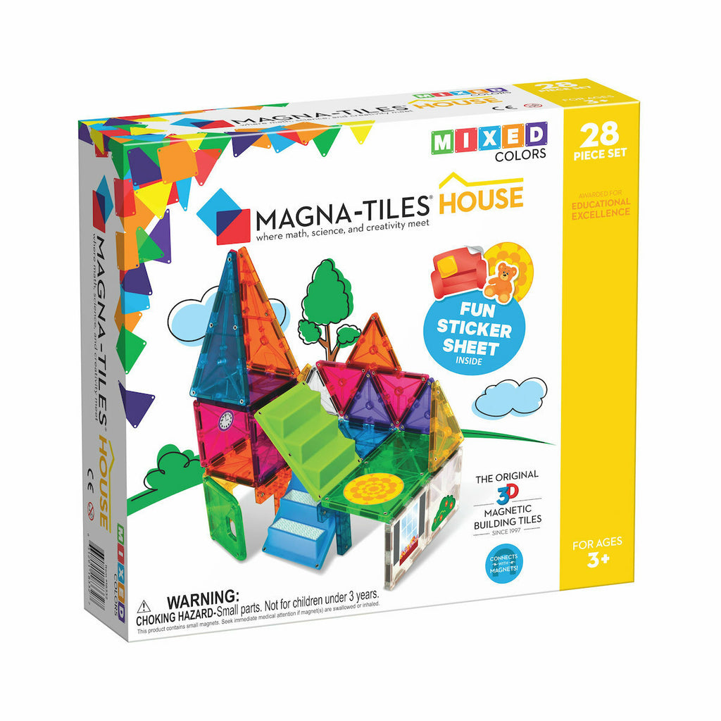 Magna Tiles Μαγνητικό Παιχνίδι House 28 Κομμάτια 18332