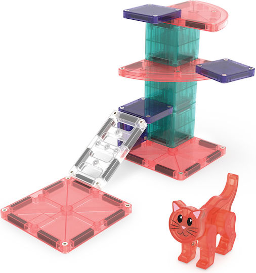 MAGNA-TILES Cat Tree 13 Τεμάχια – Μαγνητικά Πλακίδια STEM με Δέντρο Γάτας 252013CT