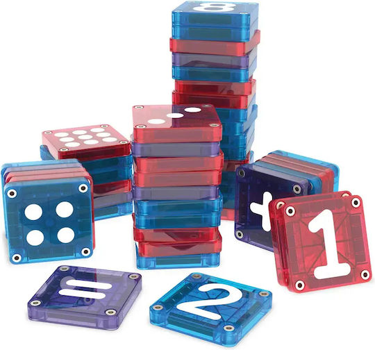 MAGNA-TILES microMAGS Learn Numbers 56 Τεμάχια – Μαγνητικά Πλακίδια STEM 254055LN
