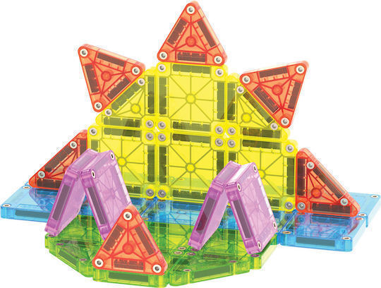 MAGNA-TILES Travel Set Deluxe 55 Τεμάχια – Μαγνητικά Πλακίδια STEM για Ταξίδια &amp; Μεταφορά 254055TSCDU