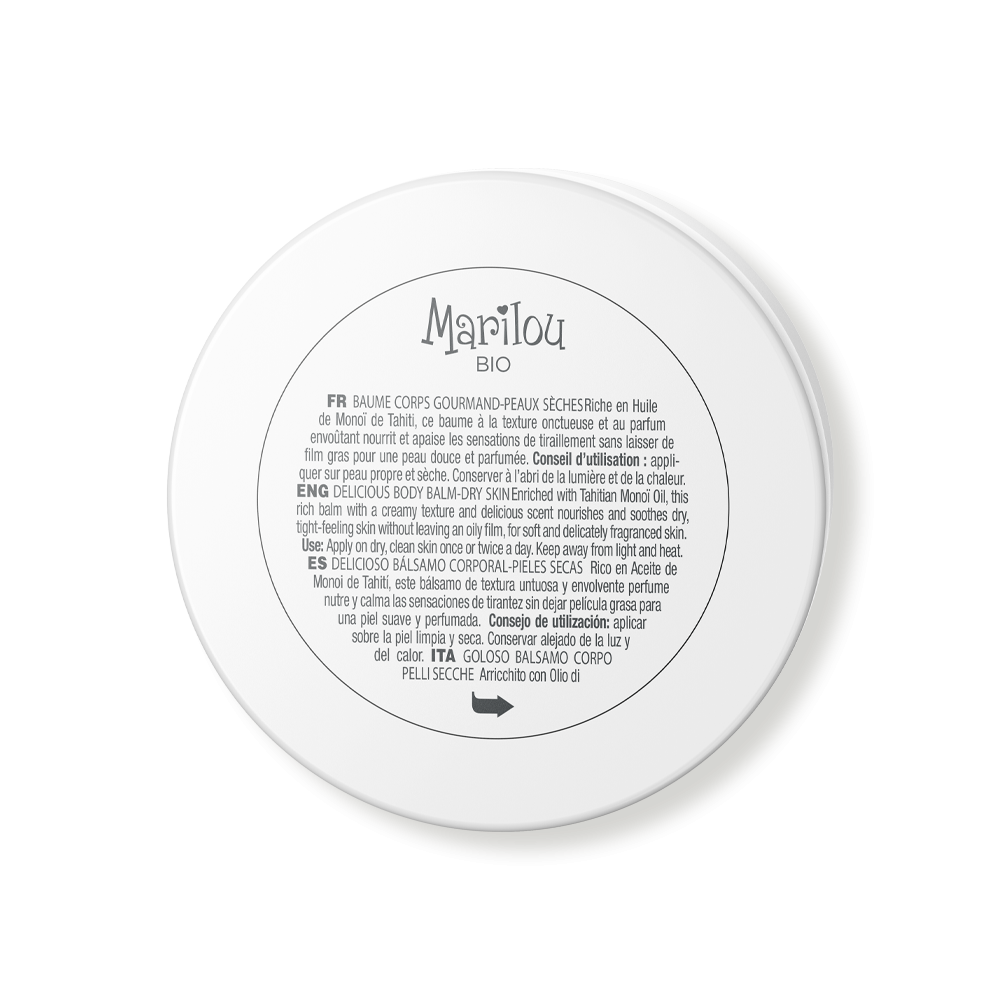 Βιολογικό balm σώματος με έλαιο Monoi από την Ταϊτή 150 ml