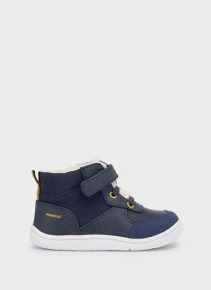Mayoral μποτάκια baby γουνάκι φόδρα navy blue