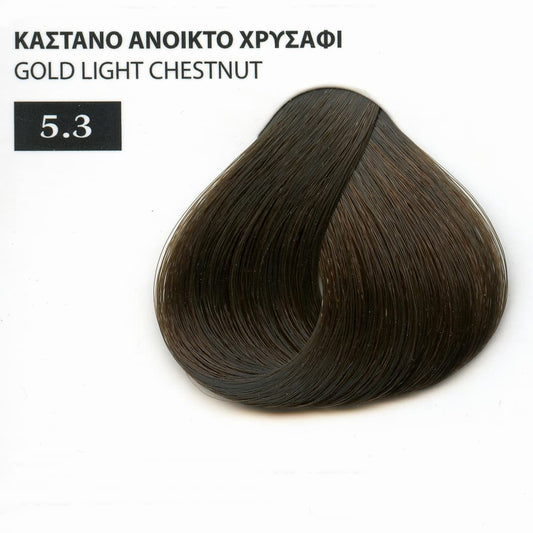 Exclusive Βαφή Μαλλιών της Mediterranean Cosmetics με Βιολογικό Λάδι Ελλιάς σε Σωληνάριο, 100ml 5.3 Mediterranean Cosmetics