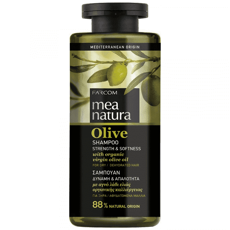 Farcom Mea Natura Olive Shampoo Δύναμη & Απαλότητα 300ml