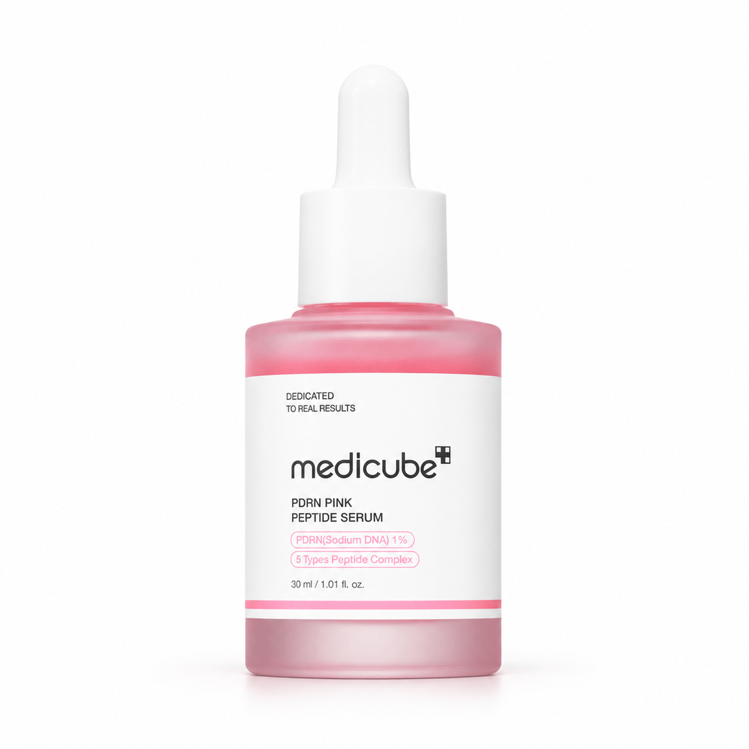 Medicube | PDRN Pink Peptide | Face Serum 30ml | Firming, Smoothing & Radiance Care | MPDRNPPFC