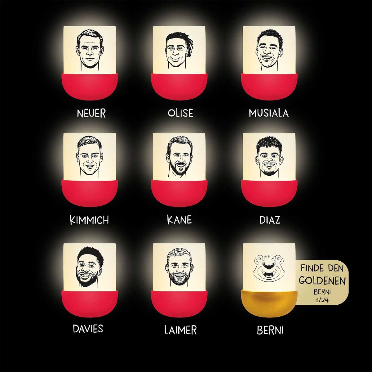Eggy's Mystery Lights Blind Box FC Bayern Edition