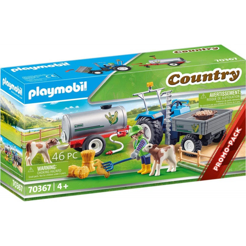 Playmobil Μεγάλο Τρακτέρ Με Βυτίο Νερού 70367
