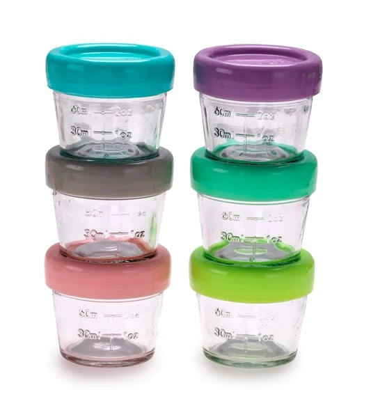 Melii – Γυάλινα δοχεία φαγητού 6τμχ. 118ml MEL16600