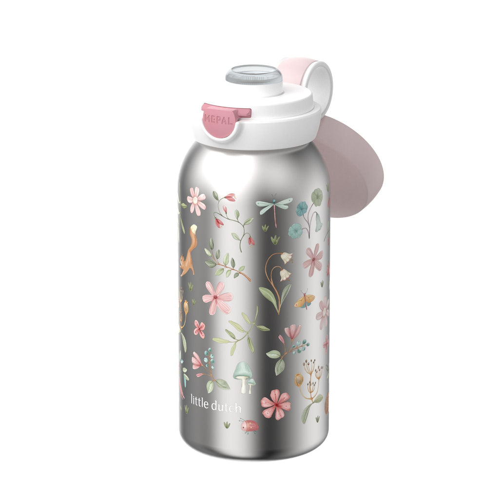 LITTLE DUTCH. Ανοξείδωτο μπουκάλι - θερμός flip-up campus 500 ml - Fairy Wonders