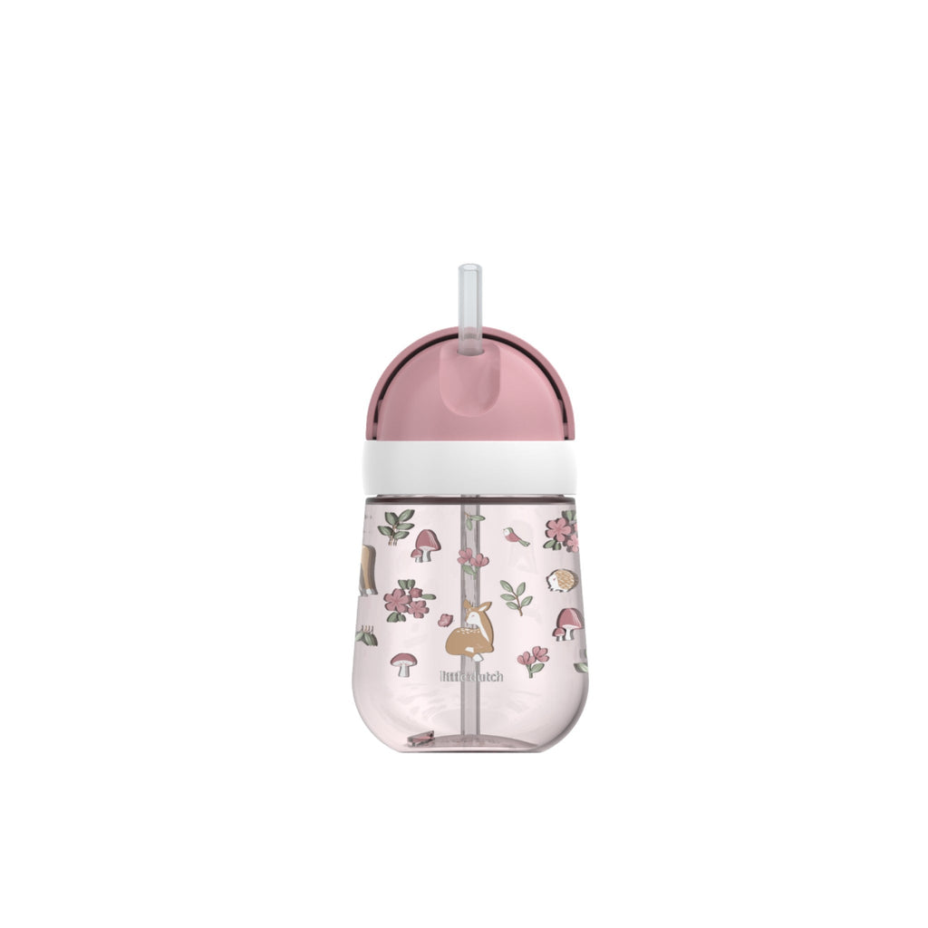 LITTLE DUTCH. Εκπαιδευτικό ποτηράκι με καλαμάκι 300 ml - Fairy Garden