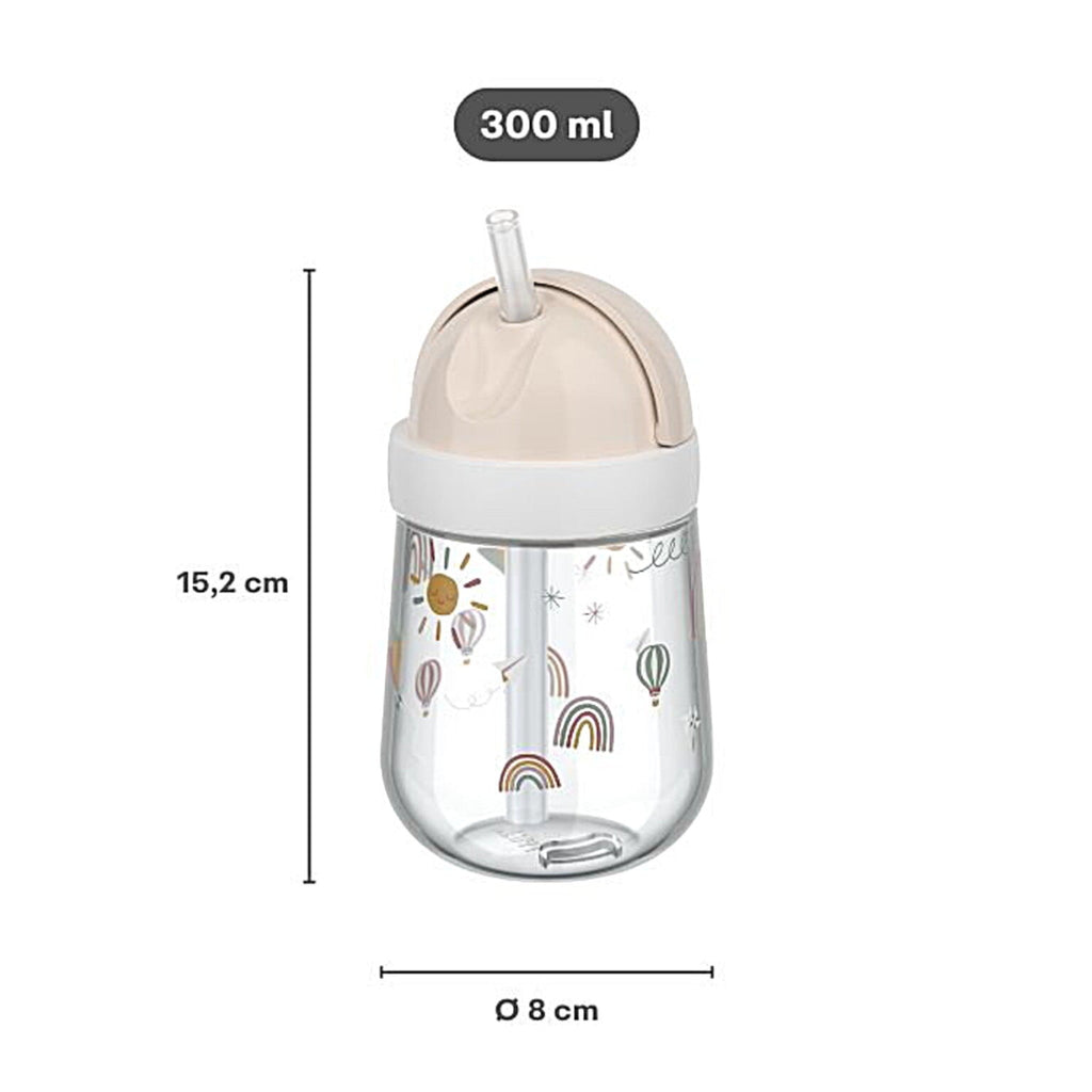 LITTLE DUTCH. Εκπαιδευτικό ποτηράκι με καλαμάκι 300 ml - Fairy Garden