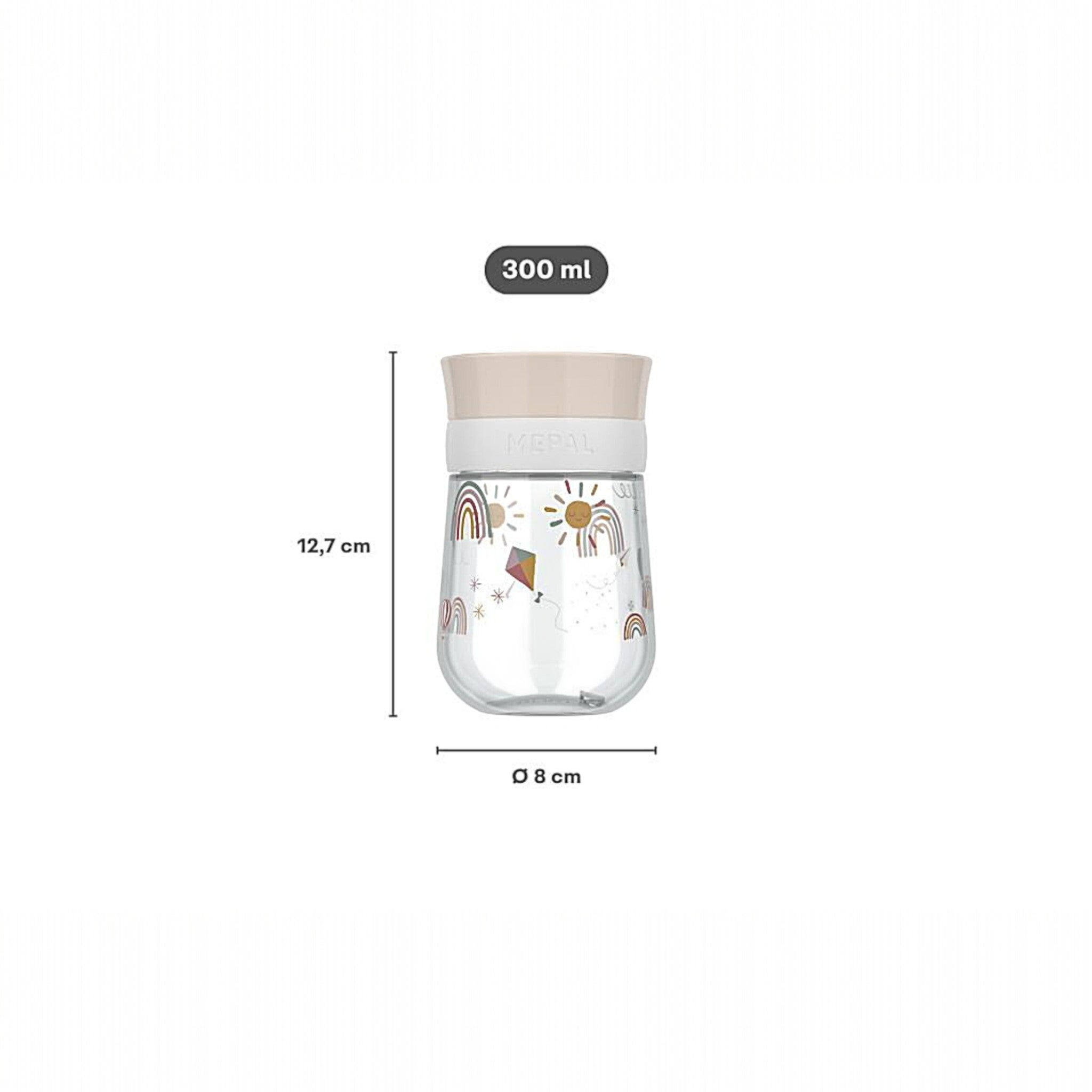 LITTLE DUTCH. Εκπαιδευτικό ποτηράκι περιμετρικό Mio 300 ml - Little Farm