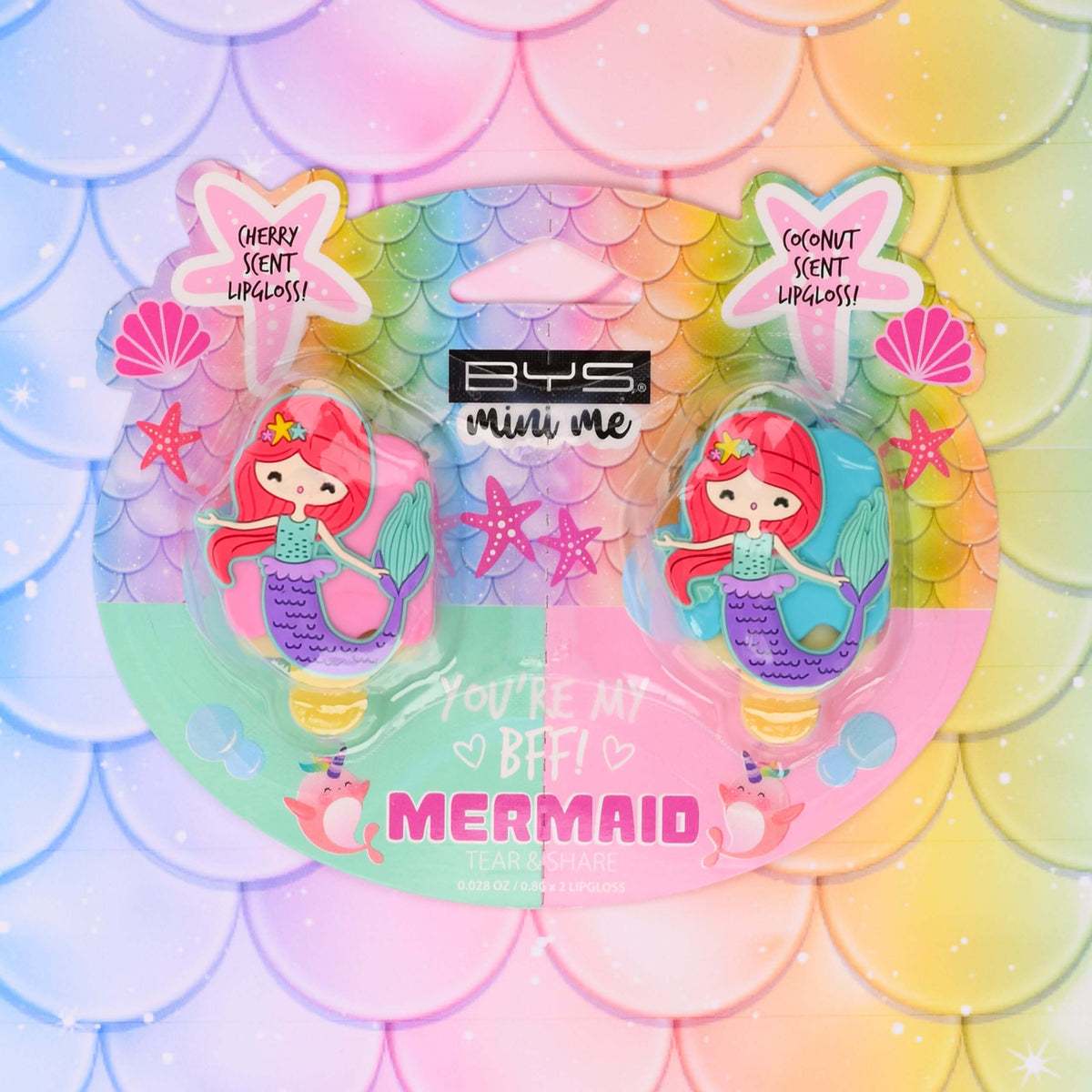 YOU'RE MY BFF - Lip Gloss x2 -Mermaid- Με Άρωμα | Mini Me