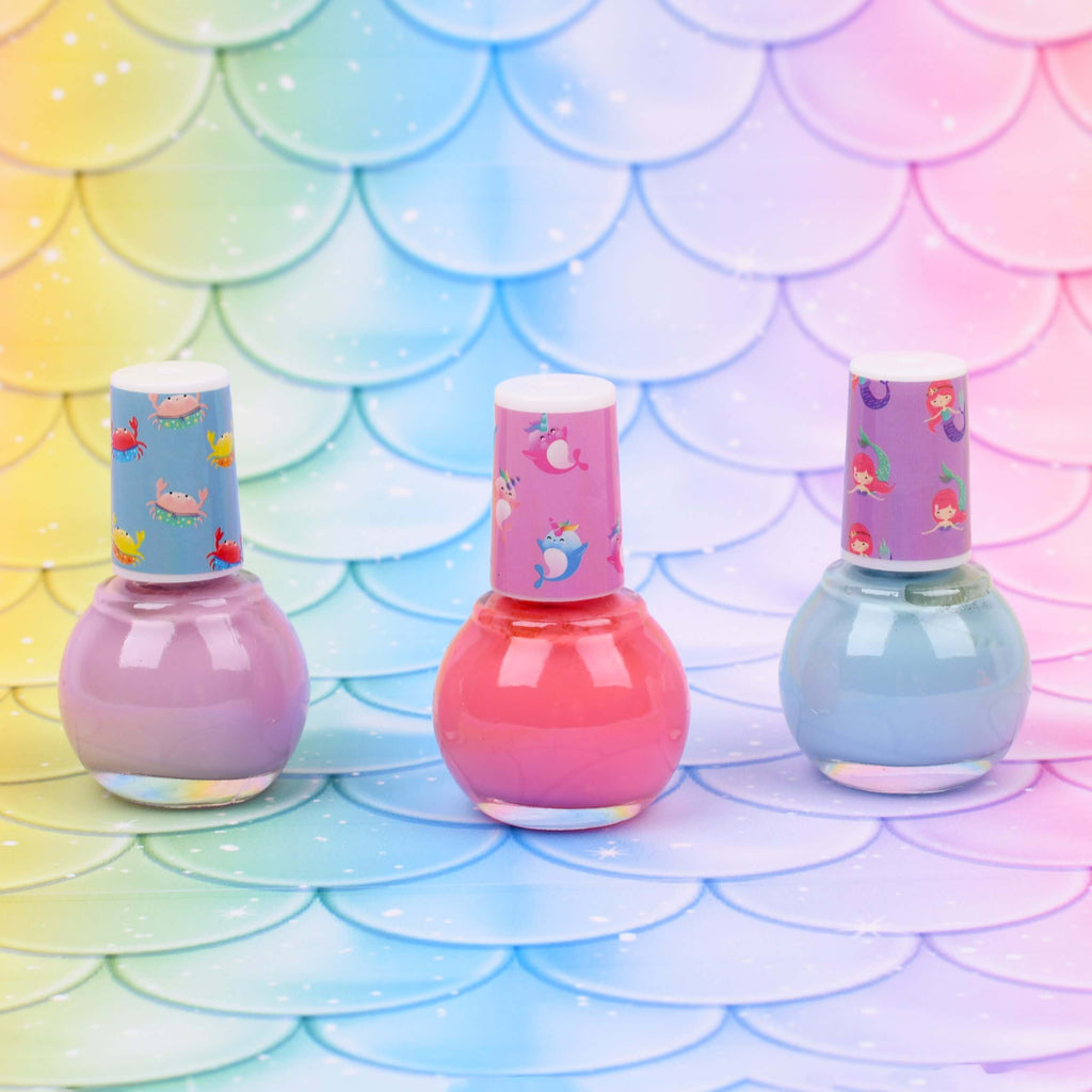 Mermaid - Nail Polish x3 &amp; 42 Stickers | Mini Me