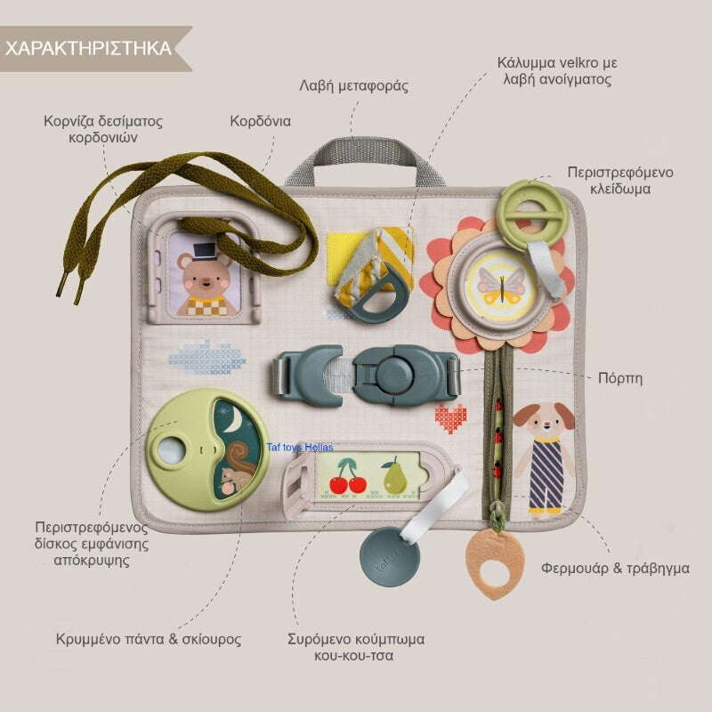 Taf Toys Παιχνίδι Δραστηριοτήτων  Snap 'n Learn Board 18+ Μηνών T-13485