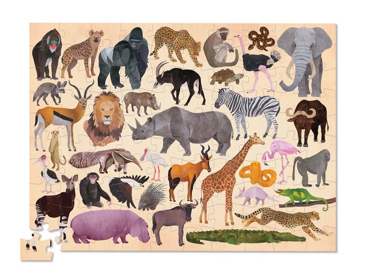 CROCODILE CREEK | Wild Animals | Άγρια Ζώα | Παζλ 100τεμ.