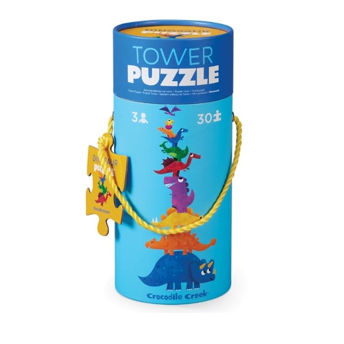 CROCODILE CREEK | Tower Puzzle Dinosaur | Δεινόσαυροι | Παζλ 30τεμ.
