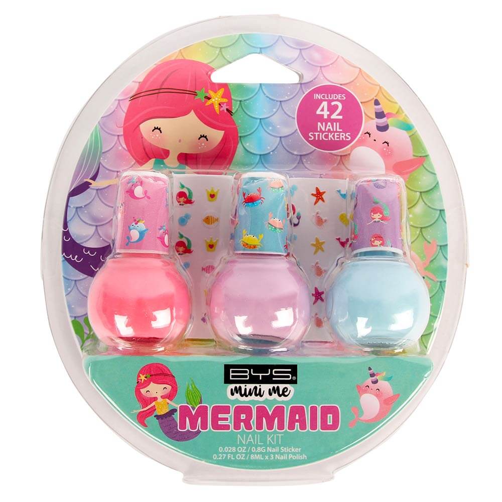 Mermaid - Nail Polish x3 &amp; 42 Stickers | Mini Me