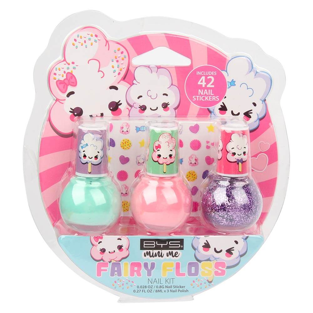 Fairy Floss - Nail Polish x3 &amp; 42 Stickers | Mini Me