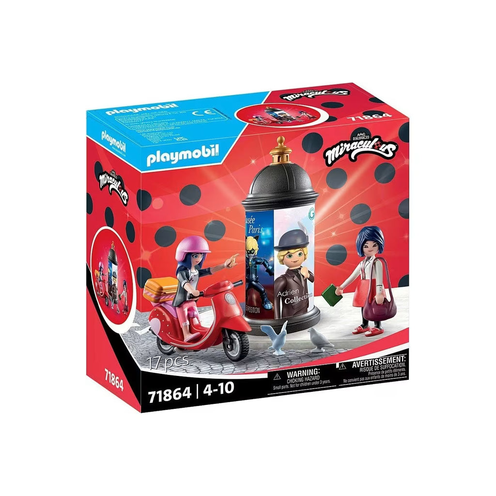 PLAYMOBIL MIRACULOUS: ΒΟΛΤΑ ΜΕ ΣΚΟΥΤΕΡ ΣΤΟ ΠΑΡΙΣΙ 71864