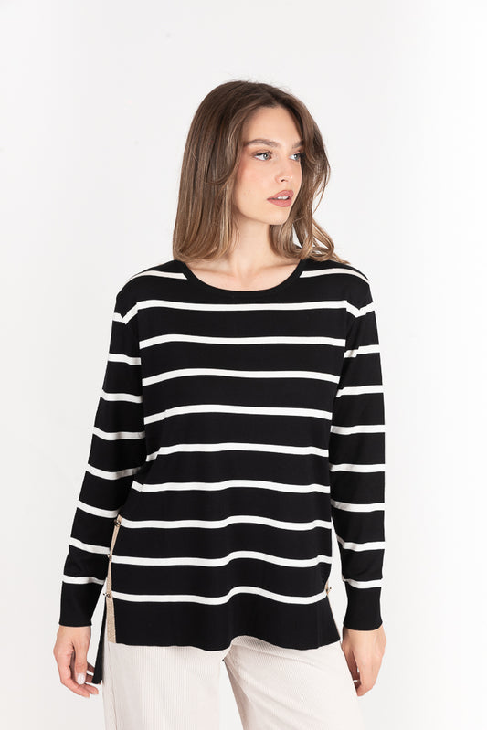 Μπλούζα ριγέ - 3XL