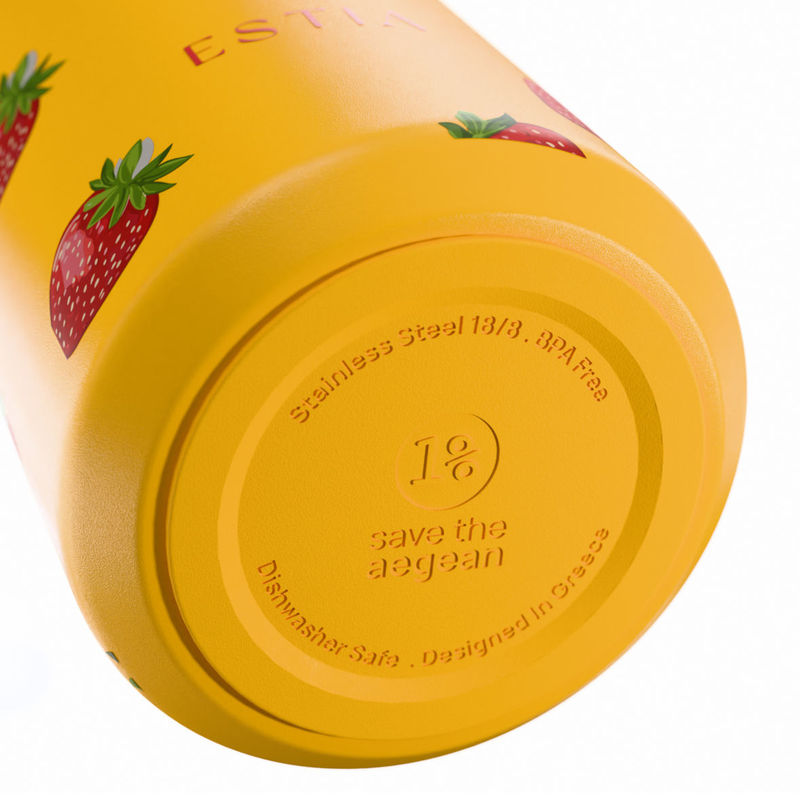 Μπουκάλι Θερμός 500ml Estia Save The Aegean Flow Berry Bright 01-42042