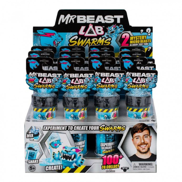 MrBeast Lab Swarms Test Tube with 2 Micro Beasts Figures Surprise