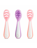 Munchkin  3PK GENTLE DIP SELF-FEEDING SPOON (PNK-PRP)  91510
