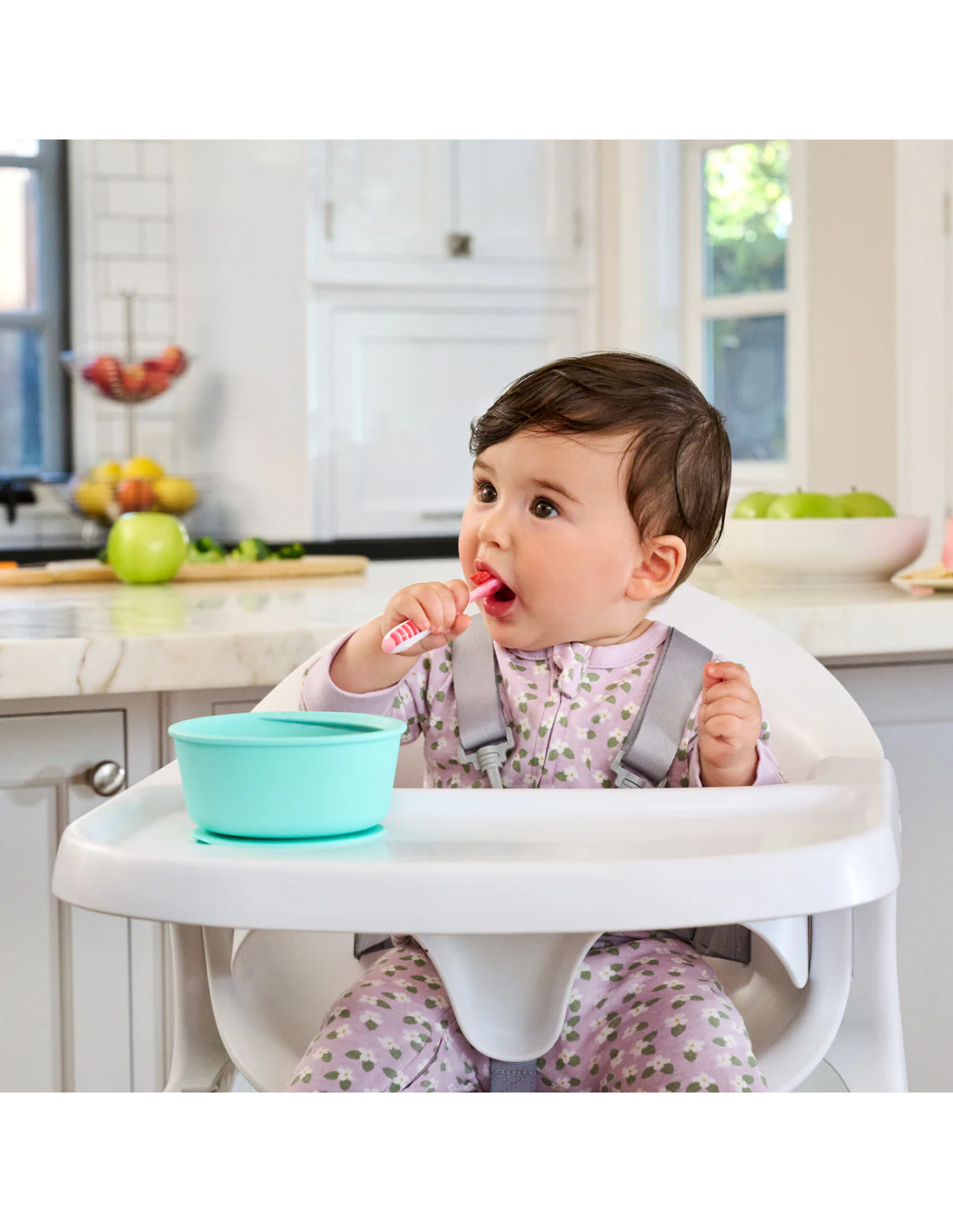 Munchkin  3PK GENTLE DIP SELF-FEEDING SPOON (PNK-PRP)  91510