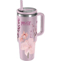 Must Ποτήρι Θερμός Ανοξείδωτο 1.2lt Floral με Καλαμάκι