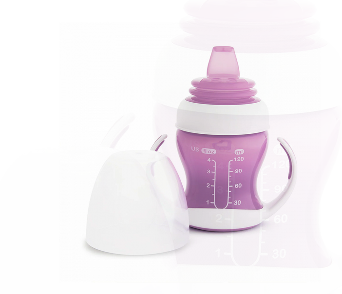 Munchkin Ποτηράκι Εκπαιδευτικό Munchkin Gentle First Cup μωβ 12550
