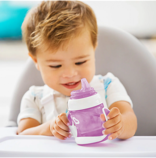 Munchkin Ποτηράκι Εκπαιδευτικό Munchkin Gentle First Cup μωβ 12550