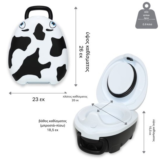 My Carry Potty Φορητό Γιο Γιο Αγελαδίτσα M-MCP-CO