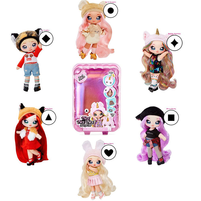 GIOCHI PREZIOSI Na! Na! Na! Surprise Fashion Κούκλα Με Λούτρινο Ζωακι Έκπληξη Σειρά 2 – 6 Σχέδια NAA09000