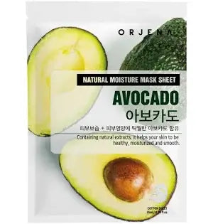 Natural Moisture Sheet Mask - Avocado | Orjena