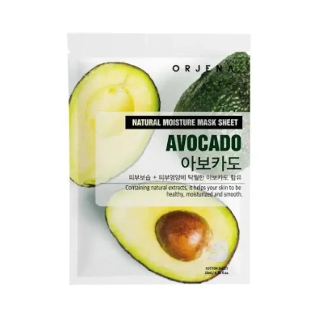 Natural Moisture Sheet Mask - Avocado | Orjena
