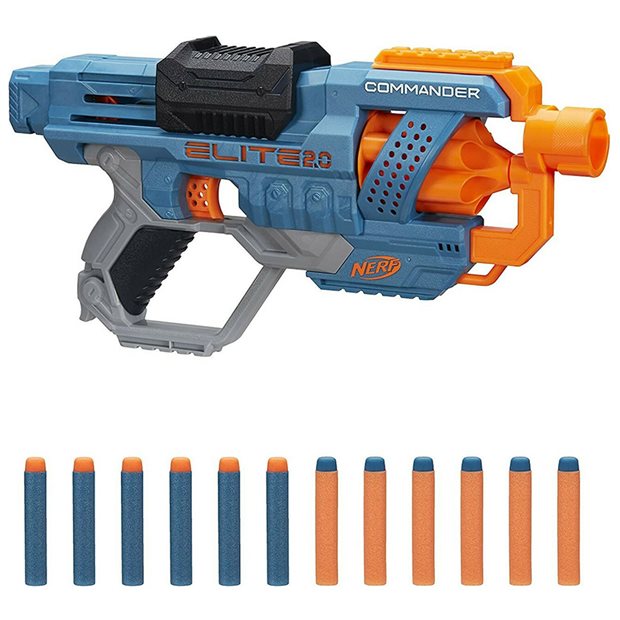 Nerf Elite 2.0 Commander RD-6 Με 12 Βελάκια – E9485