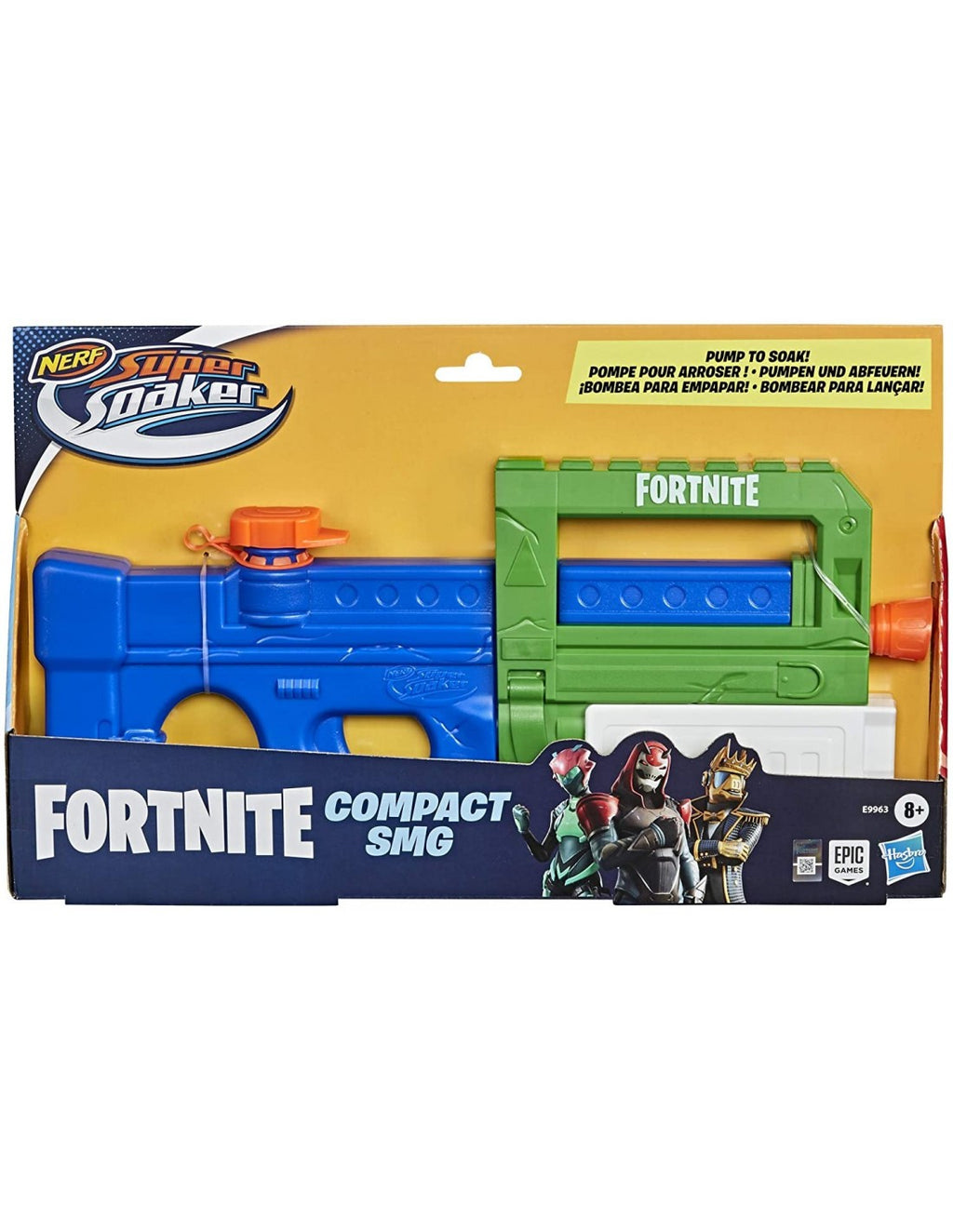 Hasbro Nerf Super Soaker Fortnite Compact SMG L E9963