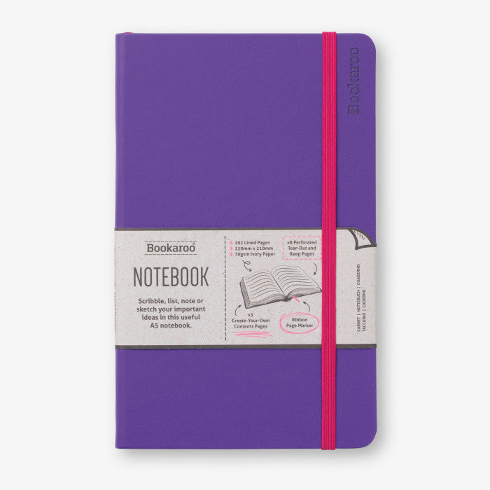 ΣΗΜΕΙΩΜΑΤΑΡΙΟ IF BOOKAROO A5 - Μωβ