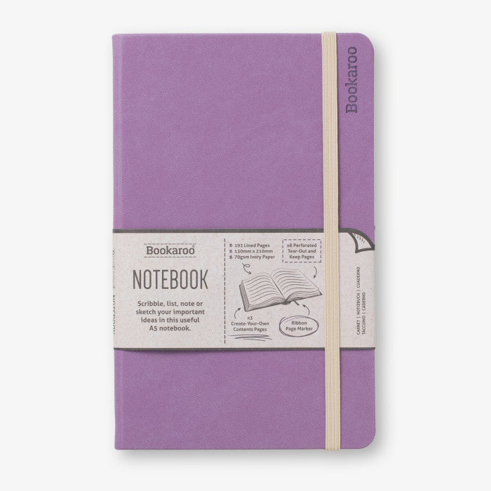ΣΗΜΕΙΩΜΑΤΑΡΙΟ IF BOOKAROO A5 - Λιλά