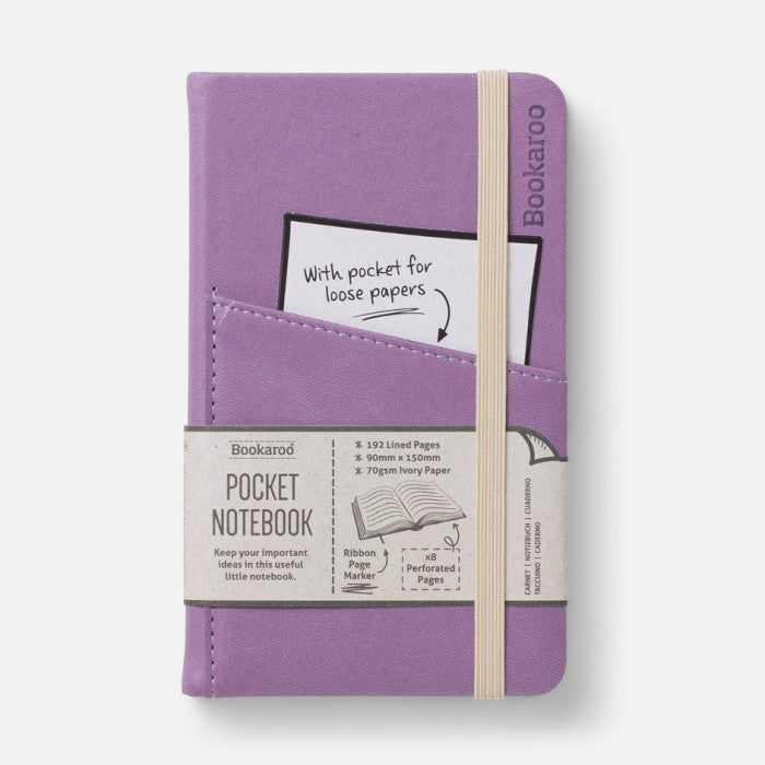 ΣΗΜΕΙΩΜΑΤΑΡΙΟ IF BOOKAROO A6 - Λιλά