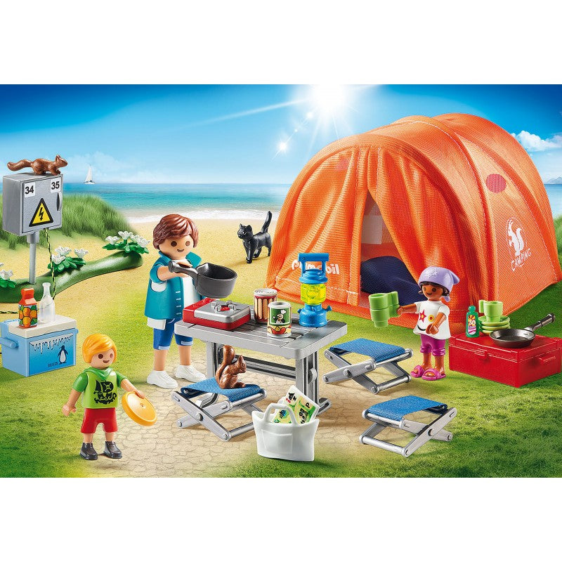 Playmobil Οικογενειακή Σκηνή Camping 70089