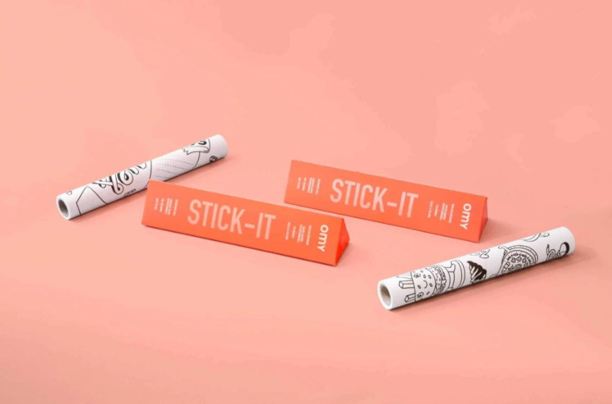 Omy Αυτοκόλλητο ρολό ζωγραφικής Memo Street ROLLSTICK06