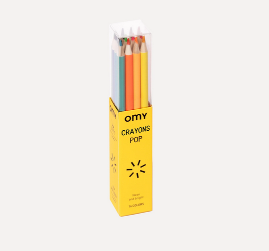 OMY Σετ 16 πολύχρωμων μολυβιών OMY-CRA01