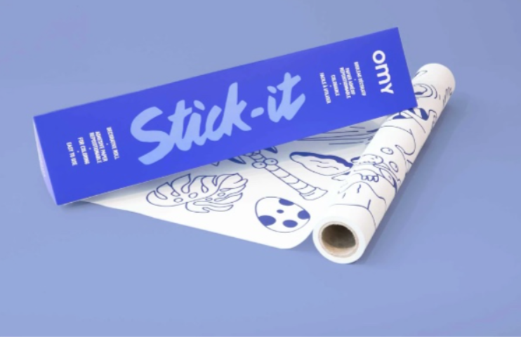 Omy Stick It Αυτοκόλλητο Ρολό Ζωγραφικής Δεινόσαυροι ROLLSTICK04