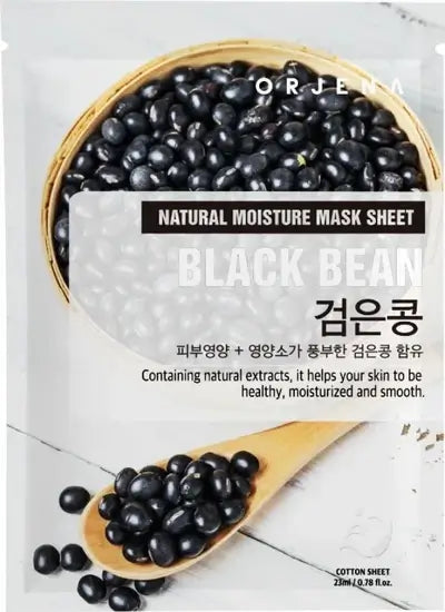 Natural Moisture Sheet Mask - Black Bean | Orjena